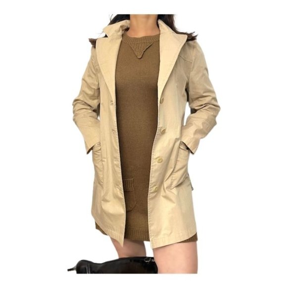 Via Spiga Single-Breasted Belted Trench Coat - Picture 6 of 10